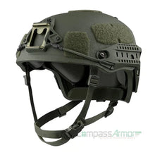 VBH-RM Coyote Brown Ventilated Ballistic Helmet with Sides-rails and NVG mount