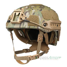VBH-RM Coyote Brown Ventilated Ballistic Helmet with Sides-rails and NVG mount