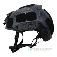 VBH-RM Coyote Brown Ventilated Ballistic Helmet with Sides-rails and NVG mount